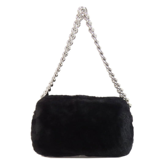 MARC JACOBS Handbag fur black Double J 2WAY