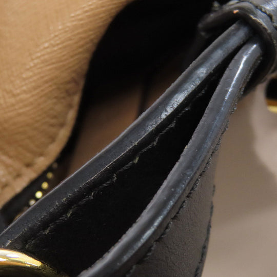 MARNI Shoulder Bag leather Brown one belt