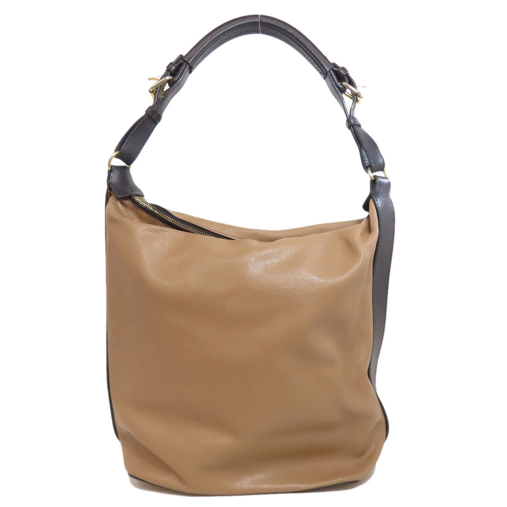 MARNI Shoulder Bag leather Brown one belt