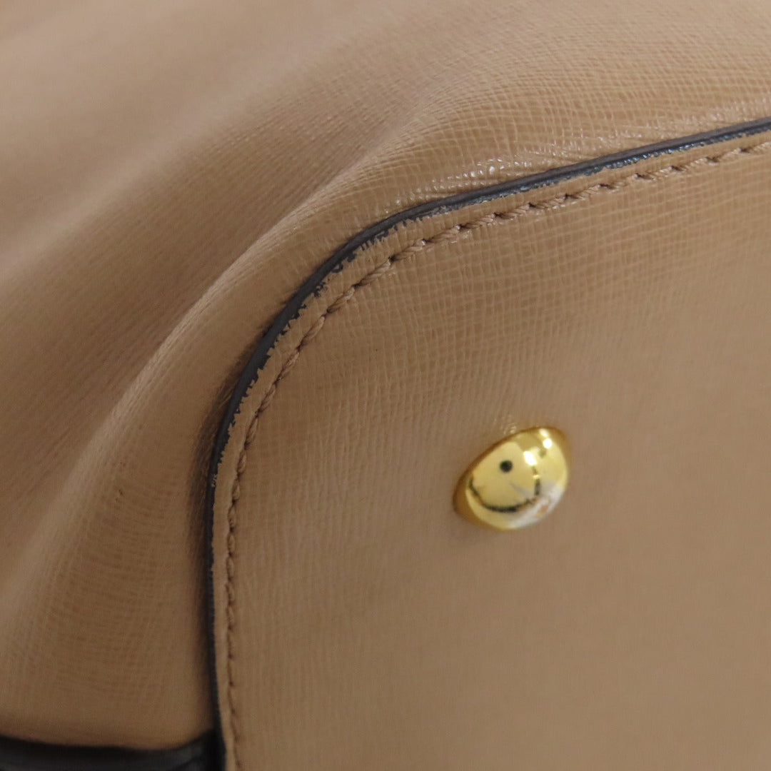 MARNI Shoulder Bag leather Brown one belt