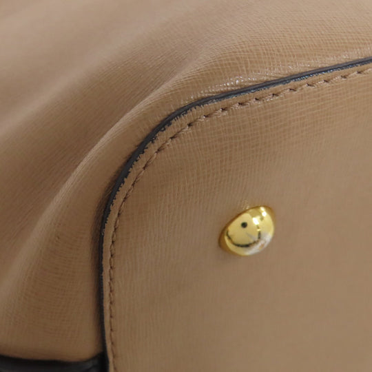 MARNI Shoulder Bag leather Brown one belt