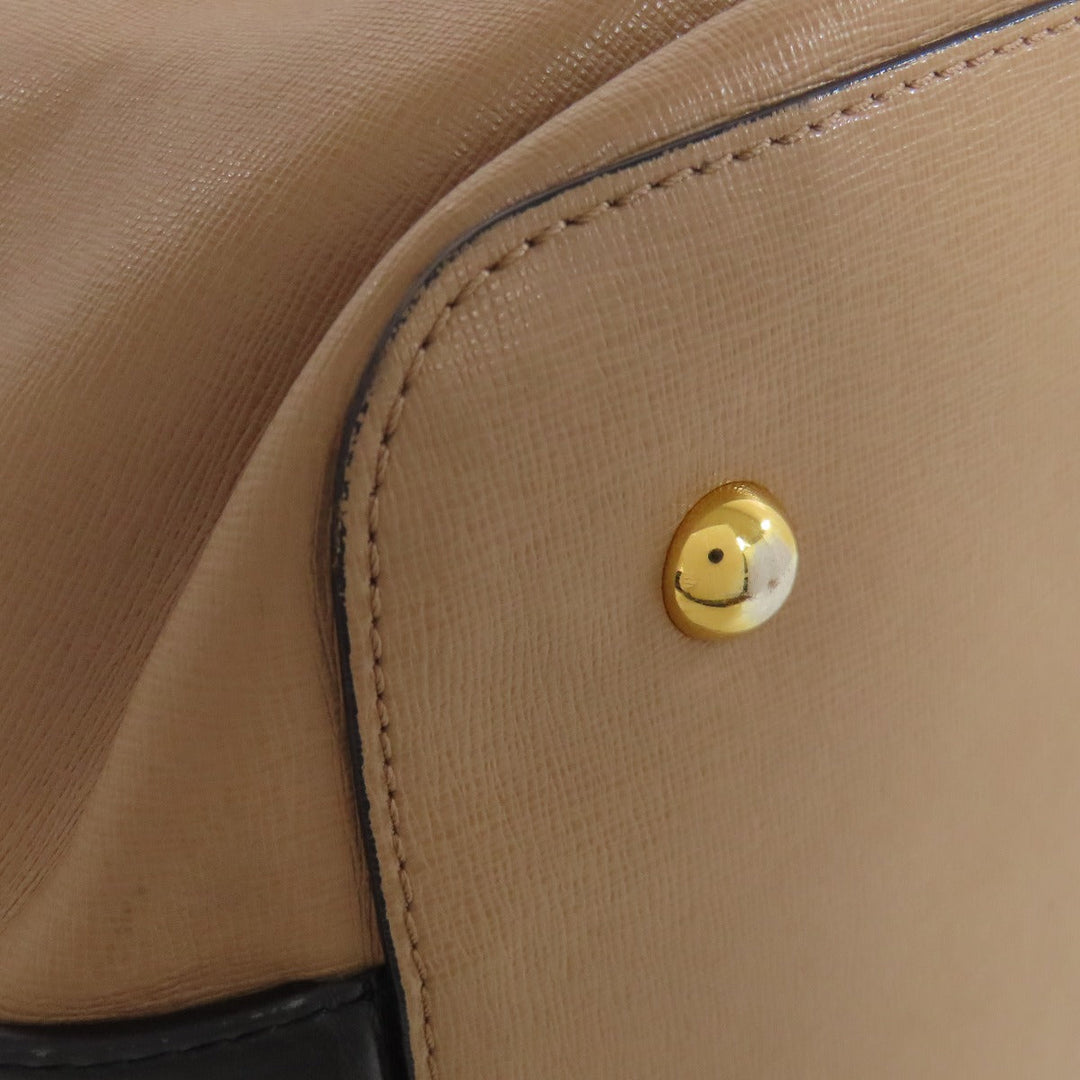 MARNI Shoulder Bag leather Brown one belt