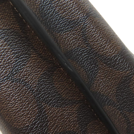 COACH Handbag C4250 PVC Brown Molly Signature 2WAY