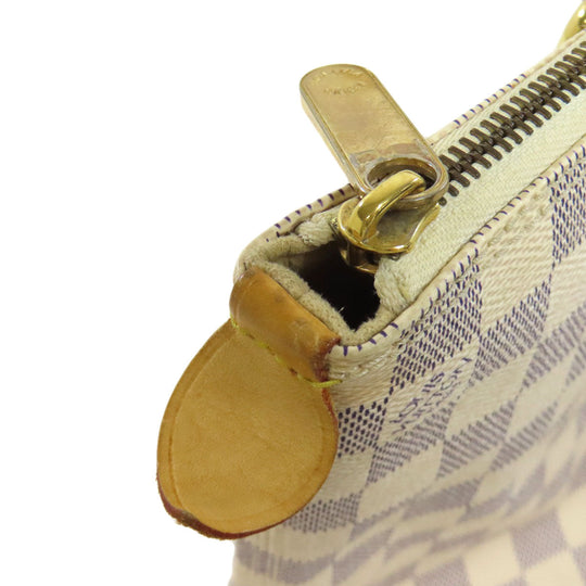 LOUIS VUITTON Tote Bag N51186 Damier canvas white Saleya PM Women Used Authentic