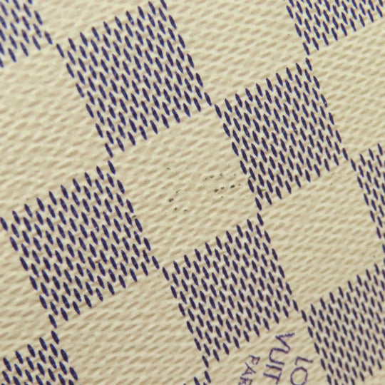 LOUIS VUITTON Tote Bag N51186 Damier canvas white Saleya PM Women Used Authentic