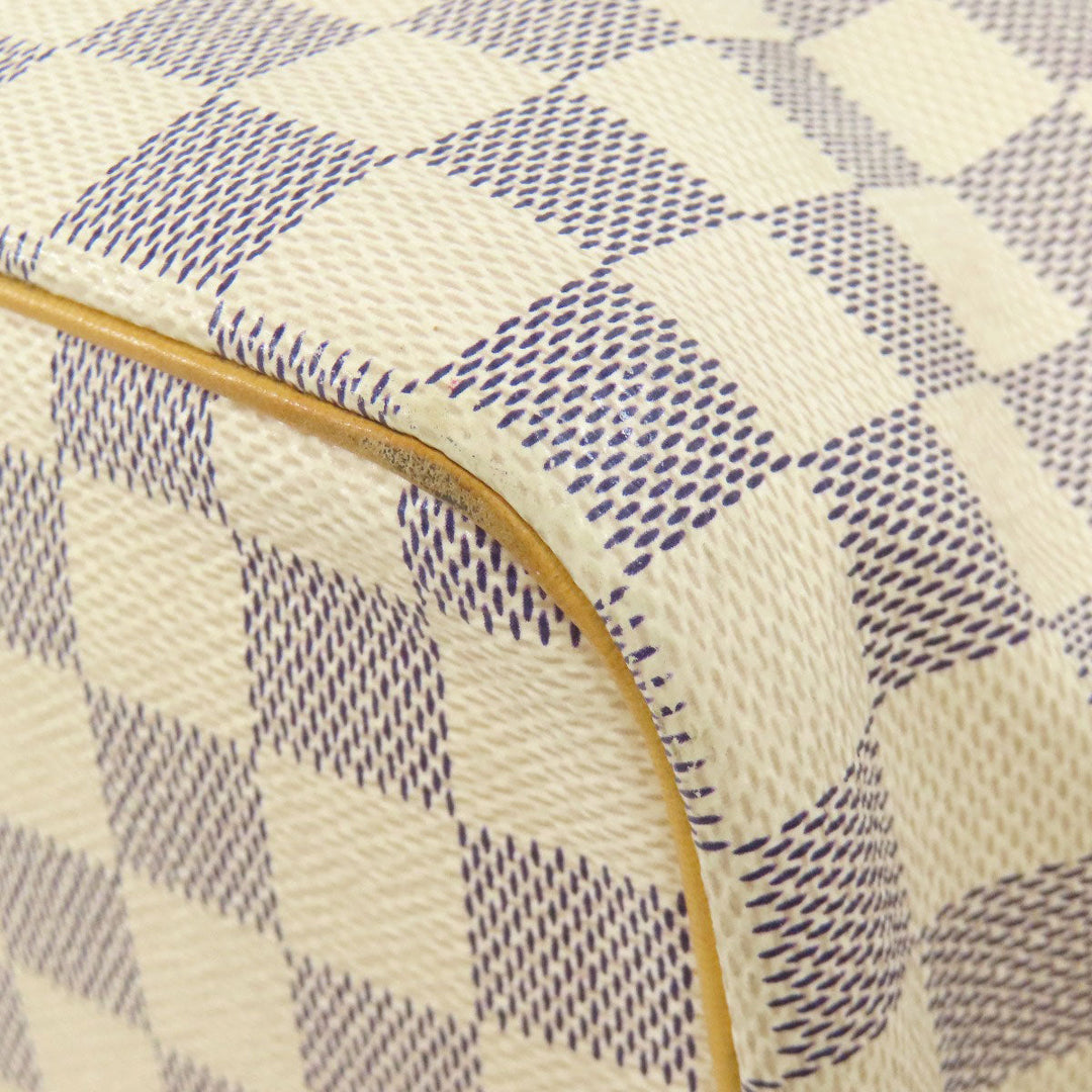 LOUIS VUITTON Tote Bag N51186 Damier canvas white Saleya PM Women Used Authentic