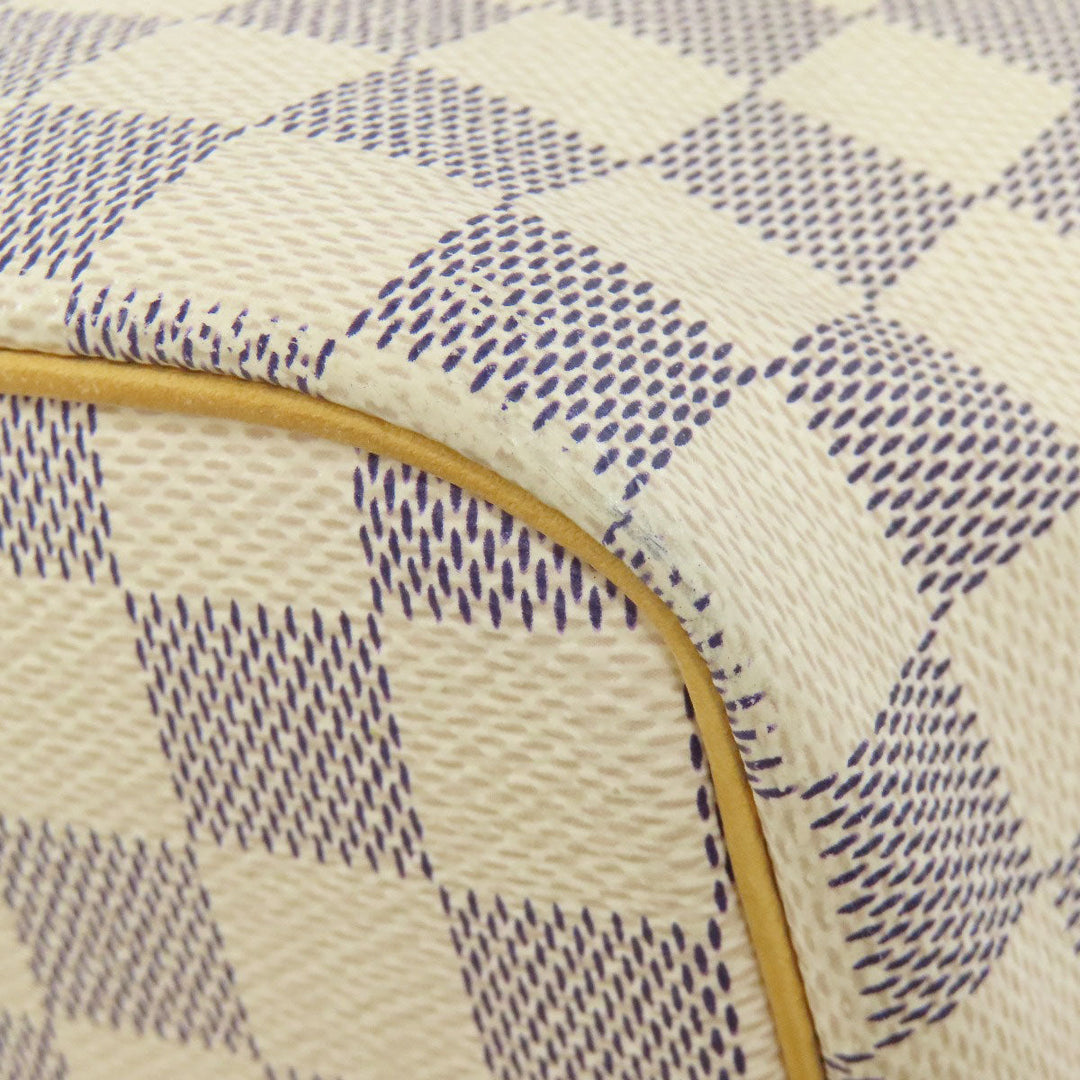 LOUIS VUITTON Tote Bag N51186 Damier canvas white Saleya PM Women Used Authentic