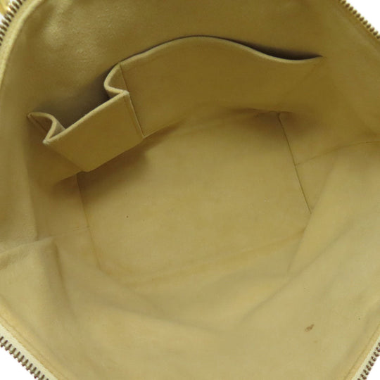 LOUIS VUITTON Tote Bag N51186 Damier canvas white Saleya PM Women Used Authentic