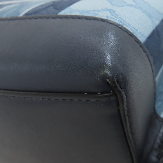 COACH Handbag C8416 canvas blue Molly Tote 25 2WAY