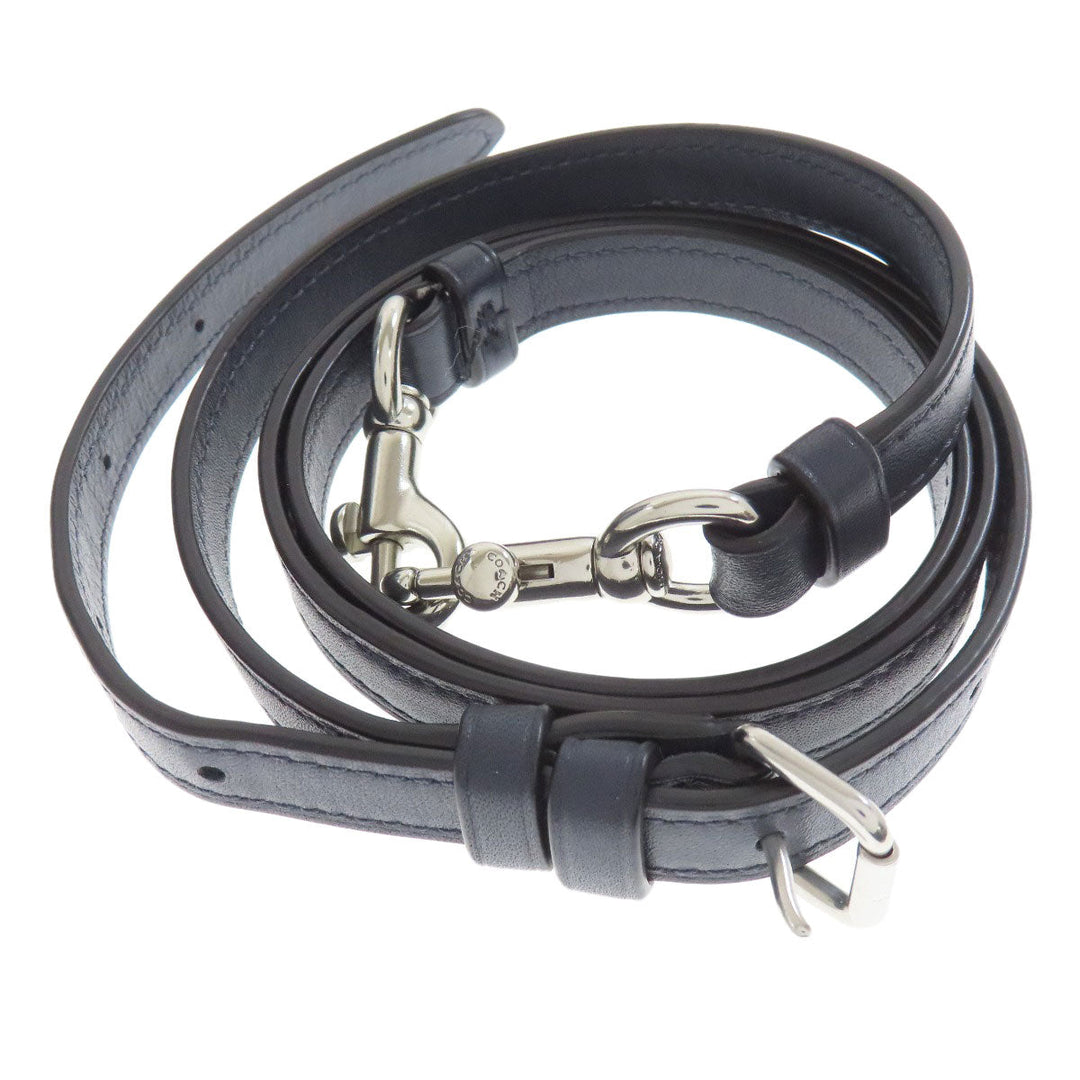 COACH Handbag C8416 canvas blue Molly Tote 25 2WAY