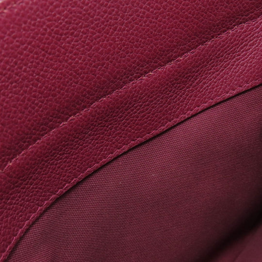 LOUIS VUITTON Tote Bag M43249 Ann Platt Red Empreinte Beaujeu