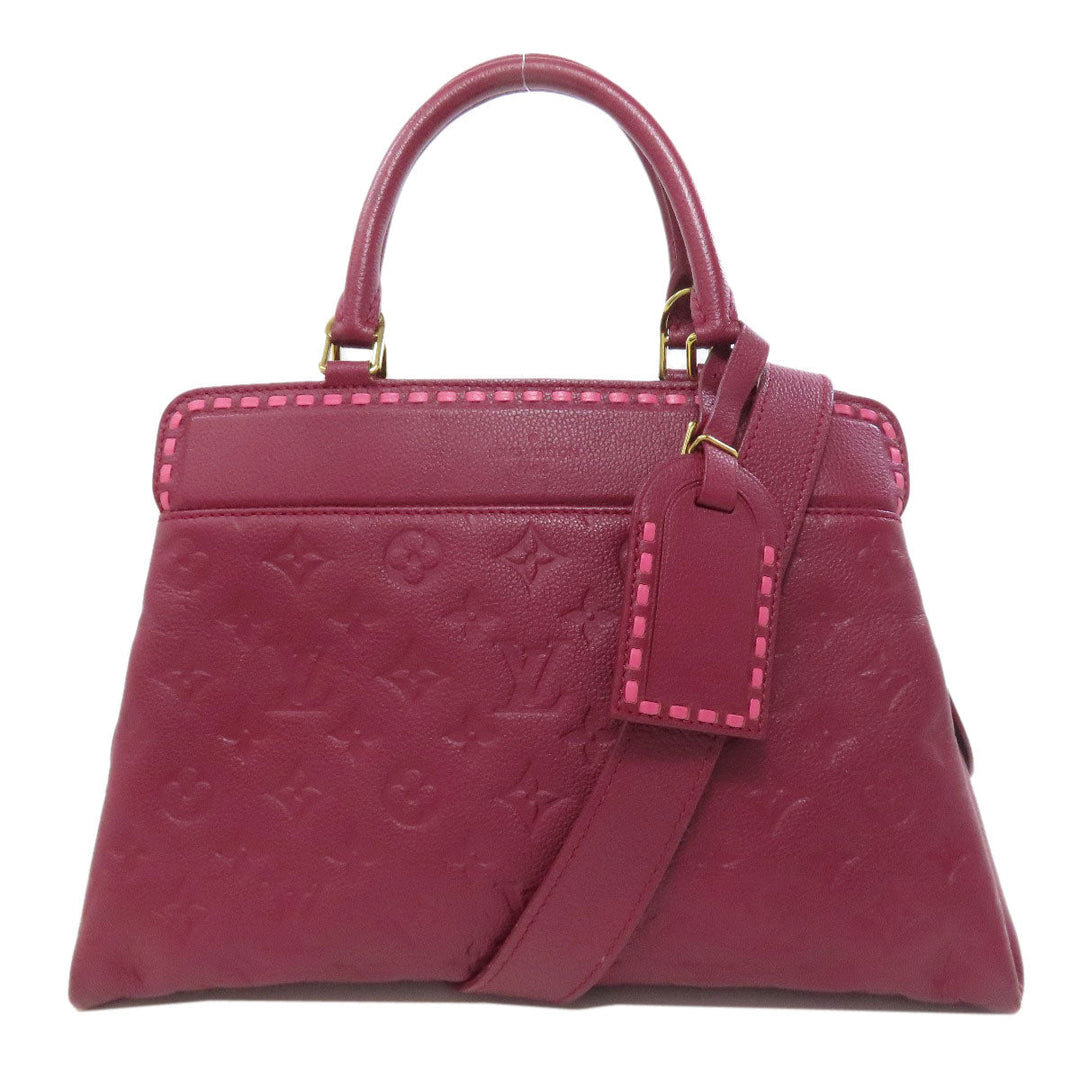 LOUIS VUITTON Tote Bag M43249 Ann Platt Red Empreinte Beaujeu