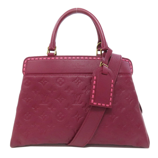 LOUIS VUITTON Tote Bag M43249 Ann Platt Red Empreinte Beaujeu