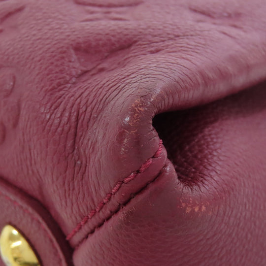 LOUIS VUITTON Tote Bag M43249 Ann Platt Red Empreinte Beaujeu