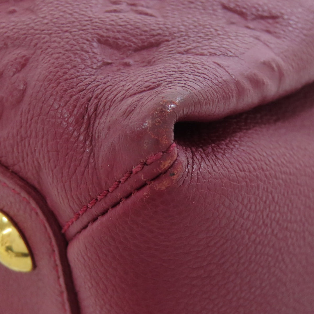 LOUIS VUITTON Tote Bag M43249 Ann Platt Red Empreinte Beaujeu