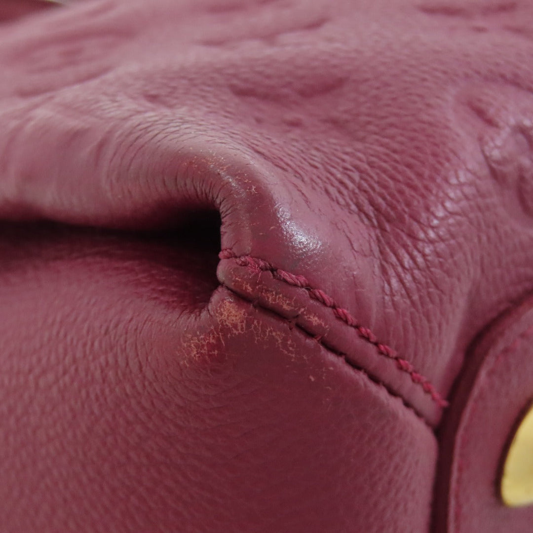 LOUIS VUITTON Tote Bag M43249 Ann Platt Red Empreinte Beaujeu