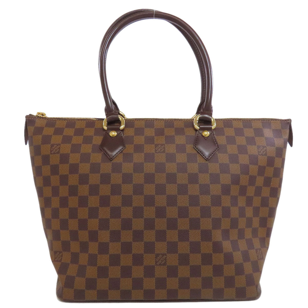 LOUIS VUITTON Tote Bag N51182 Damier canvas Brown SaleyaMM Women Used Authentic