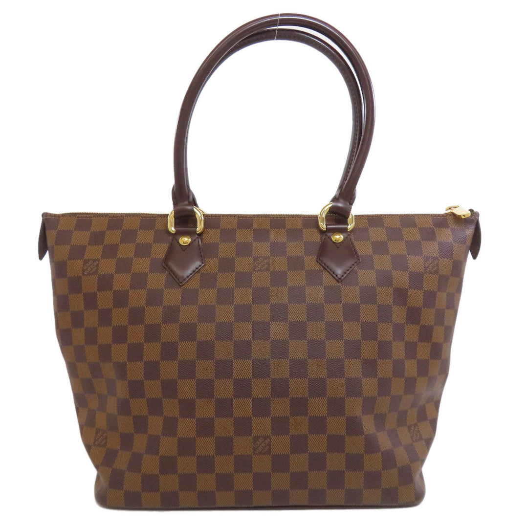 LOUIS VUITTON Tote Bag N51182 Damier canvas Brown SaleyaMM Women Used Authentic