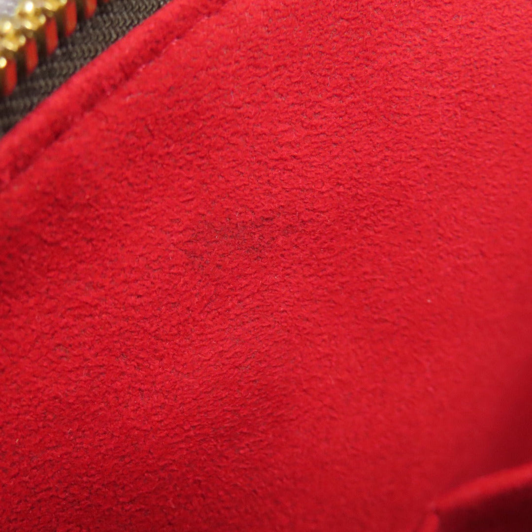 LOUIS VUITTON Tote Bag N51182 Damier canvas Brown SaleyaMM Women Used Authentic