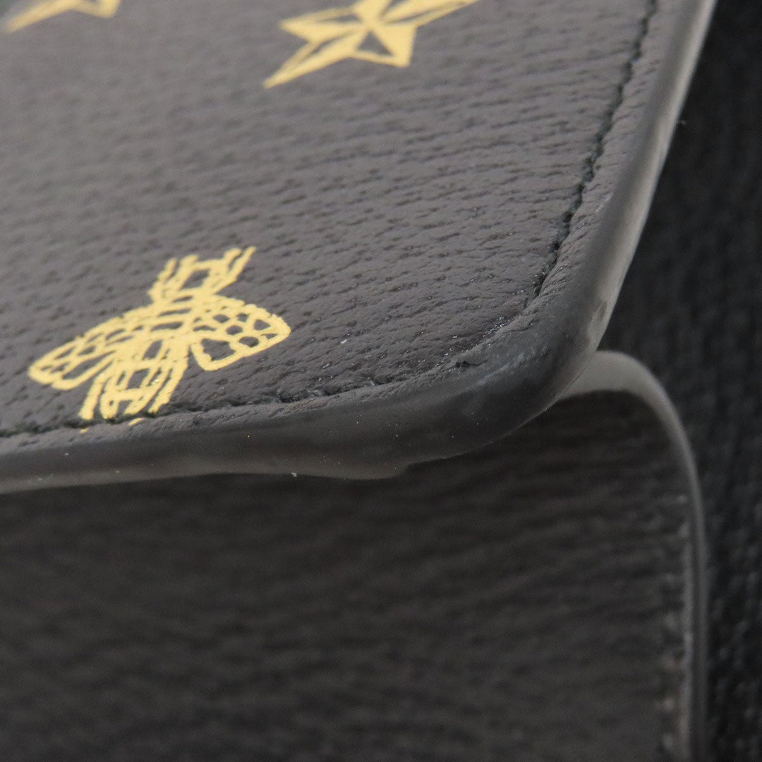 GUCCI Shoulder Bag 524405 Calfskin black Sylvie Bee & Star