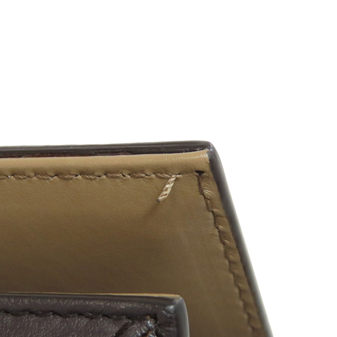 BURBERRY Handbag leather Brown logo