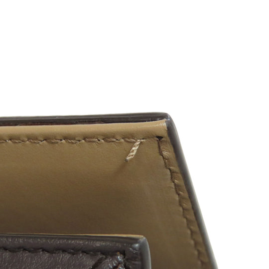 BURBERRY Handbag leather Brown logo