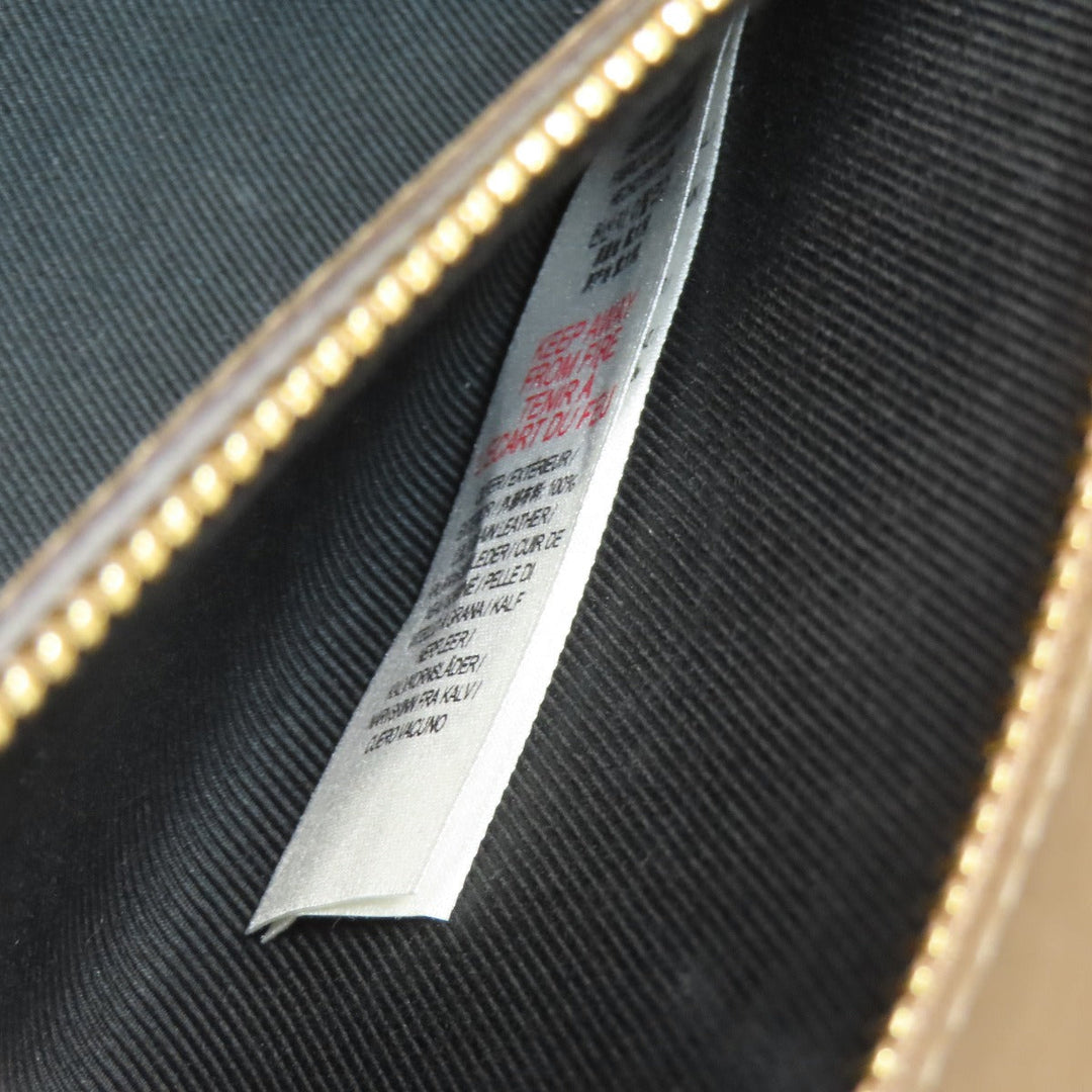 BURBERRY Handbag leather Brown logo