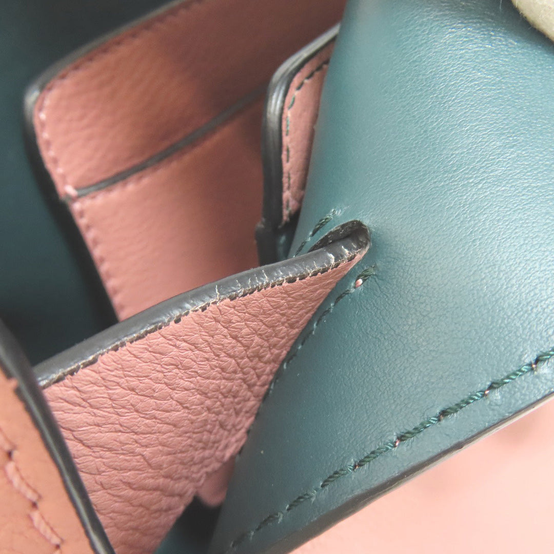 BURBERRY Handbag leather pink 2WAY