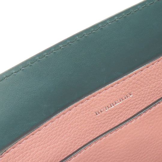 BURBERRY Handbag leather pink 2WAY