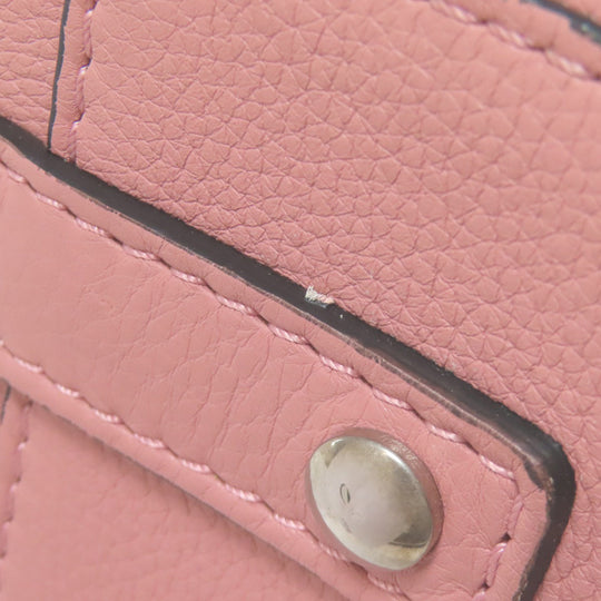 BURBERRY Handbag leather pink 2WAY