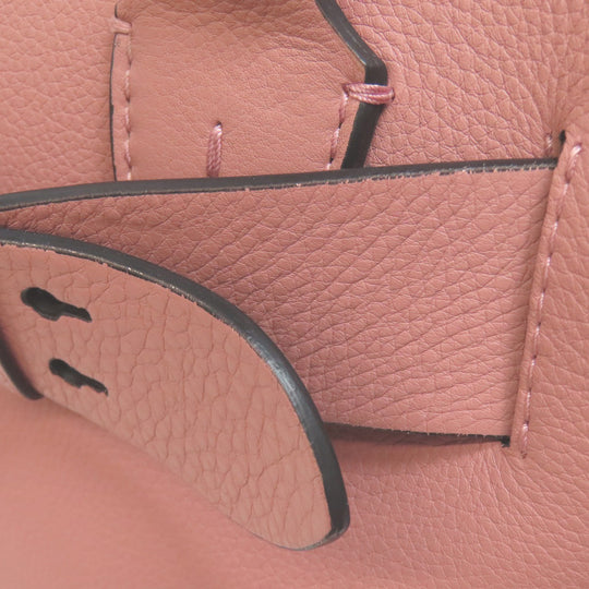 BURBERRY Handbag leather pink 2WAY