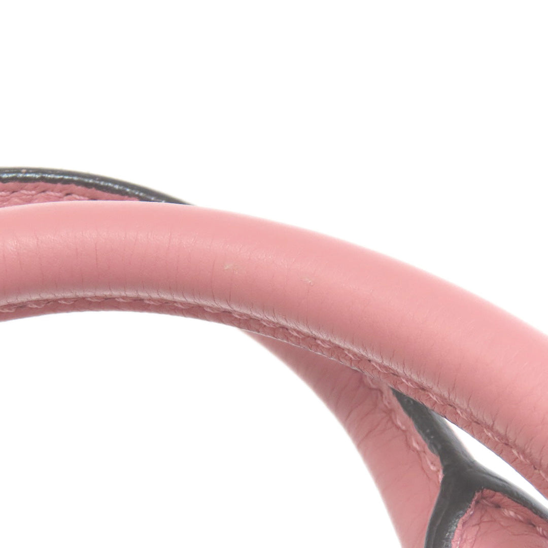 BURBERRY Handbag leather pink 2WAY