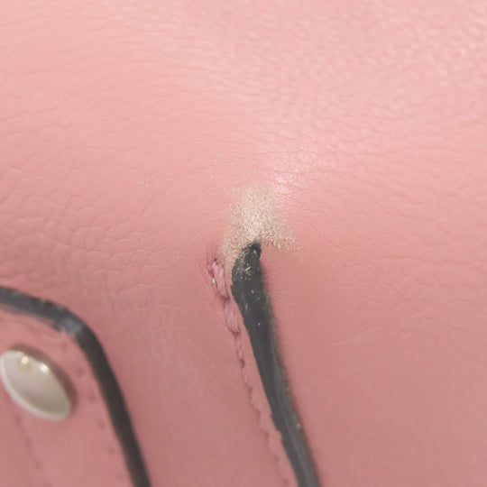 BURBERRY Handbag leather pink 2WAY