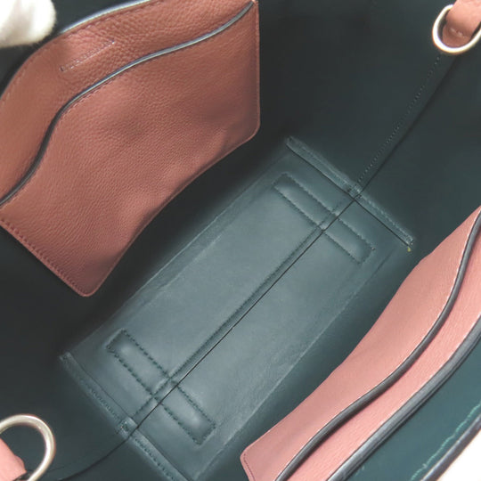 BURBERRY Handbag leather pink 2WAY