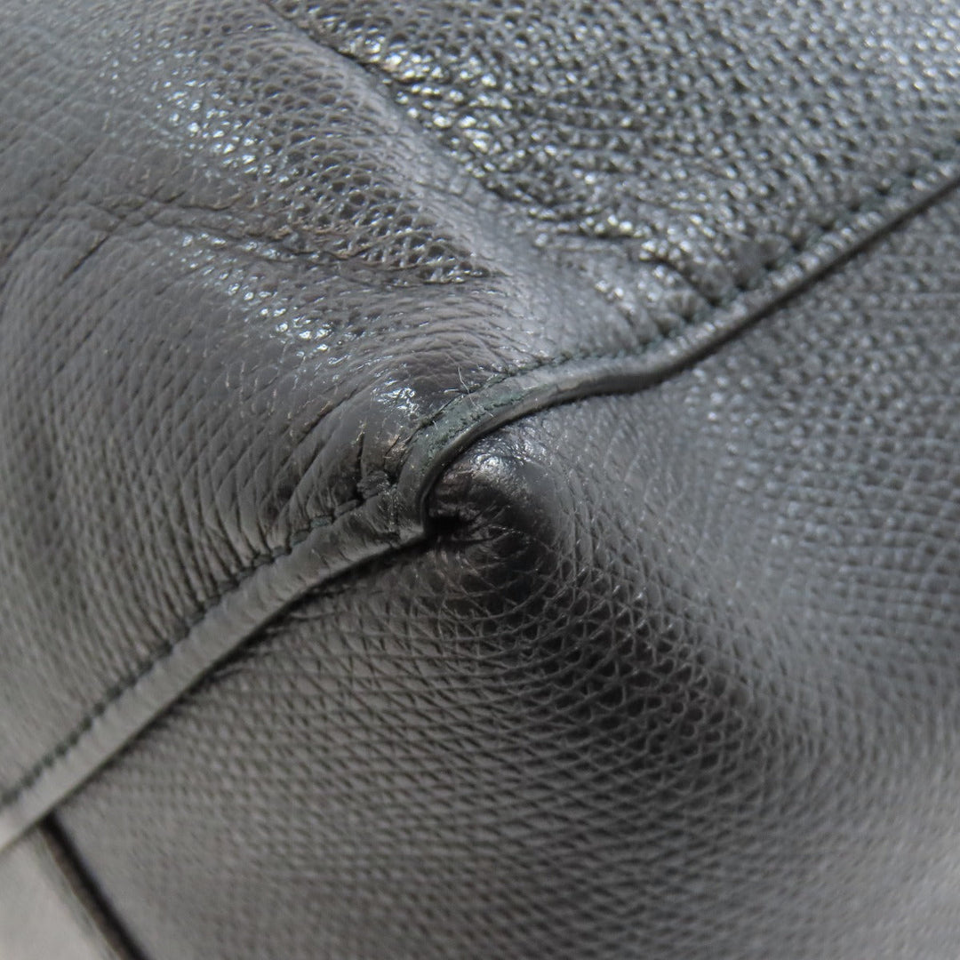 CELINE Tote Bag leather black Vertical Cabas 2WAY