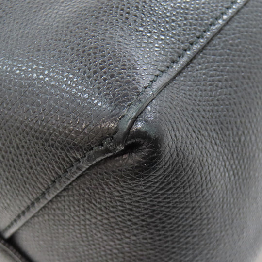 CELINE Tote Bag leather black Vertical Cabas 2WAY