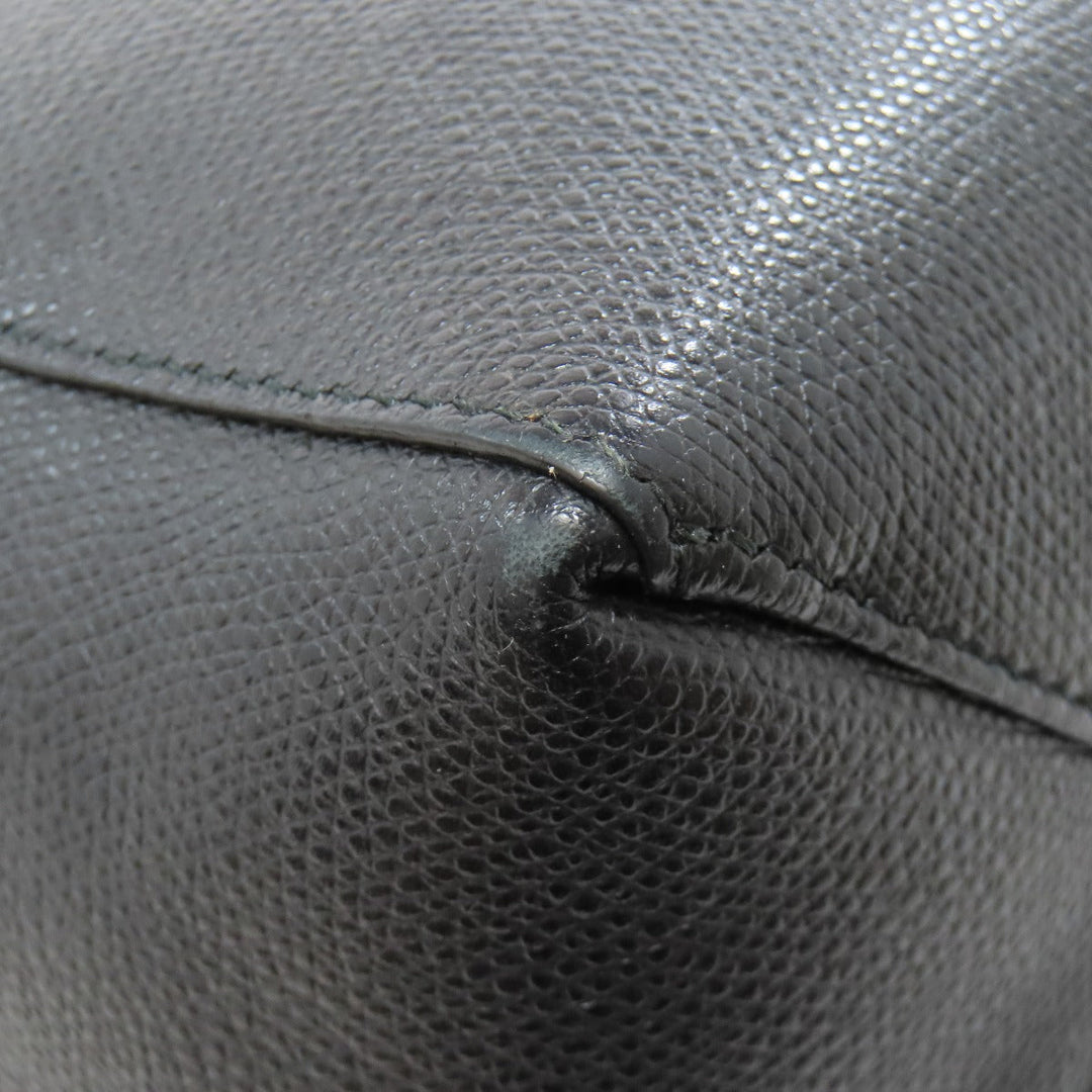 CELINE Tote Bag leather black Vertical Cabas 2WAY