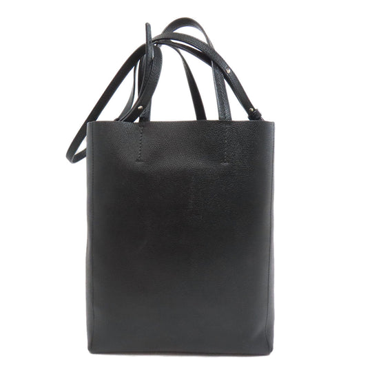 CELINE Tote Bag leather black Vertical Cabas 2WAY