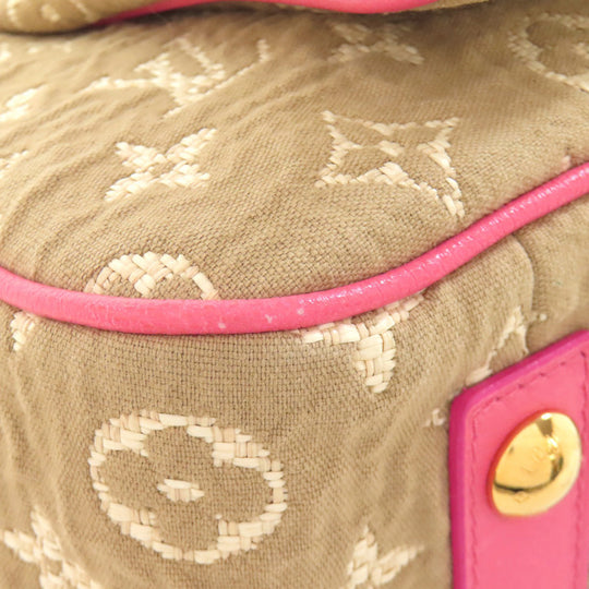 LOUIS VUITTON Tote Bag M93496 canvas beige Sabia Kaba MM