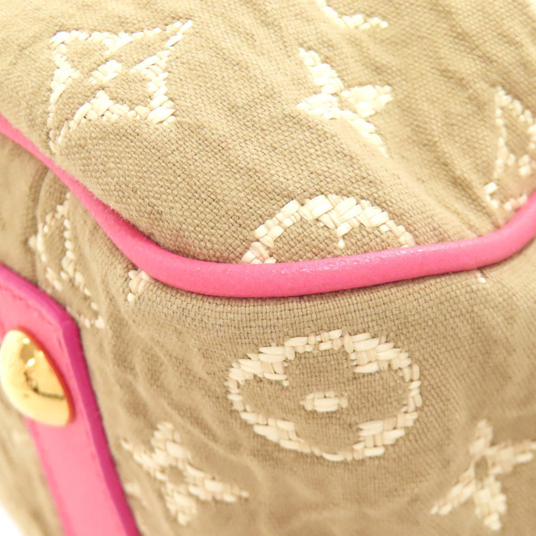 LOUIS VUITTON Tote Bag M93496 canvas beige Sabia Kaba MM