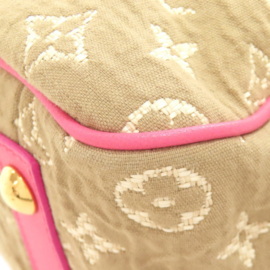 LOUIS VUITTON Tote Bag M93496 canvas beige Sabia Kaba MM