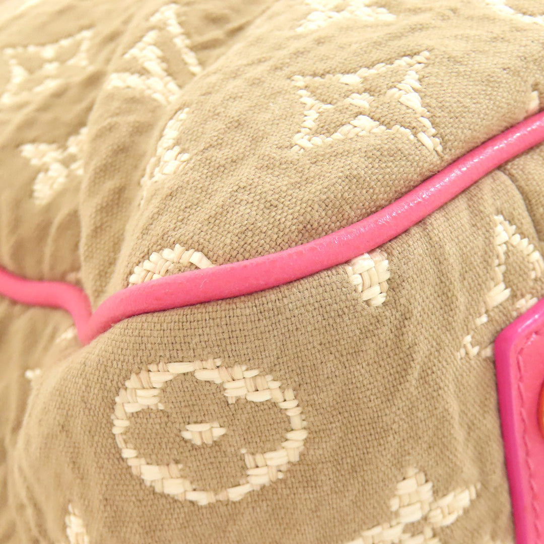 LOUIS VUITTON Tote Bag M93496 canvas beige Sabia Kaba MM