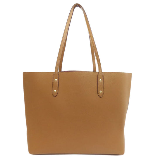 COACH Tote Bag F72673 leather Brown logo