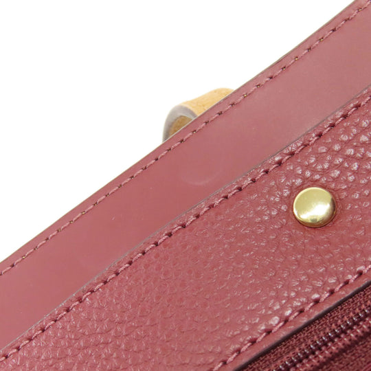 COACH Tote Bag F72673 leather Brown logo