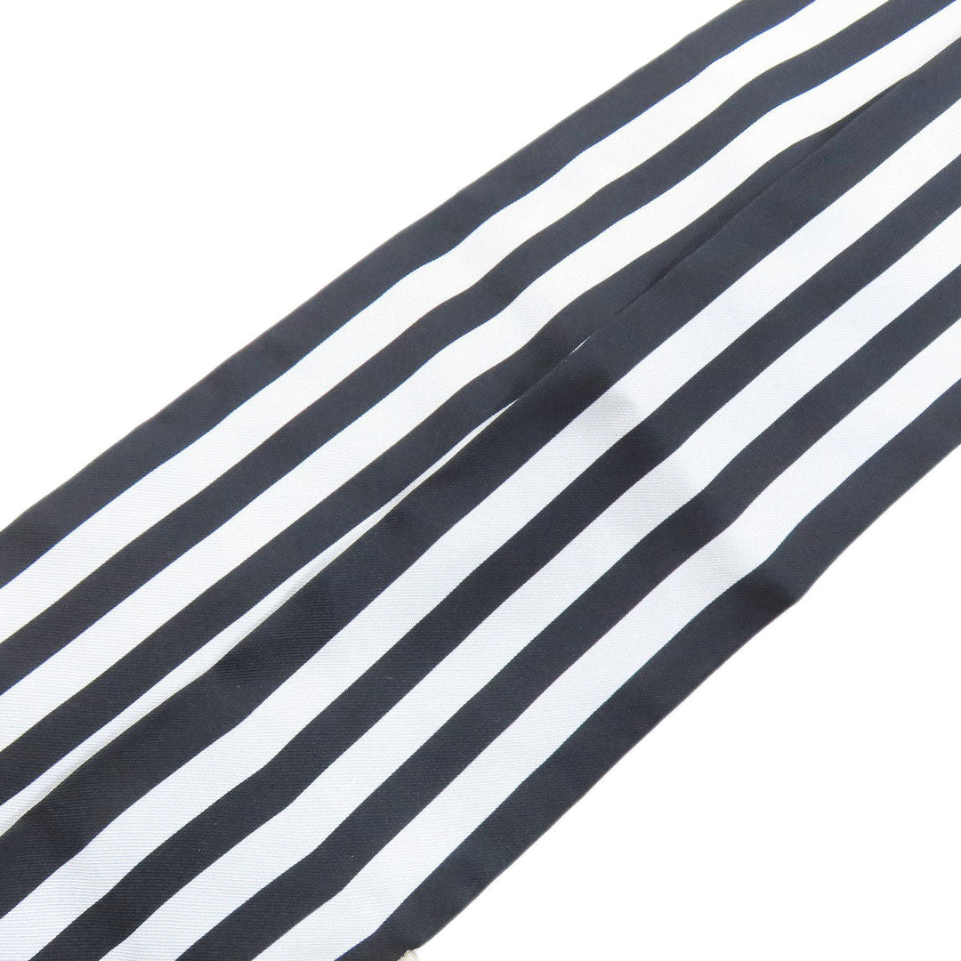 GUCCI scarf 703568 silk black adidas collaboration Women Used Authentic