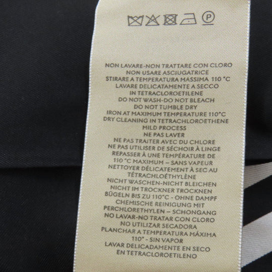 GUCCI scarf 703568 silk black adidas collaboration Women Used Authentic