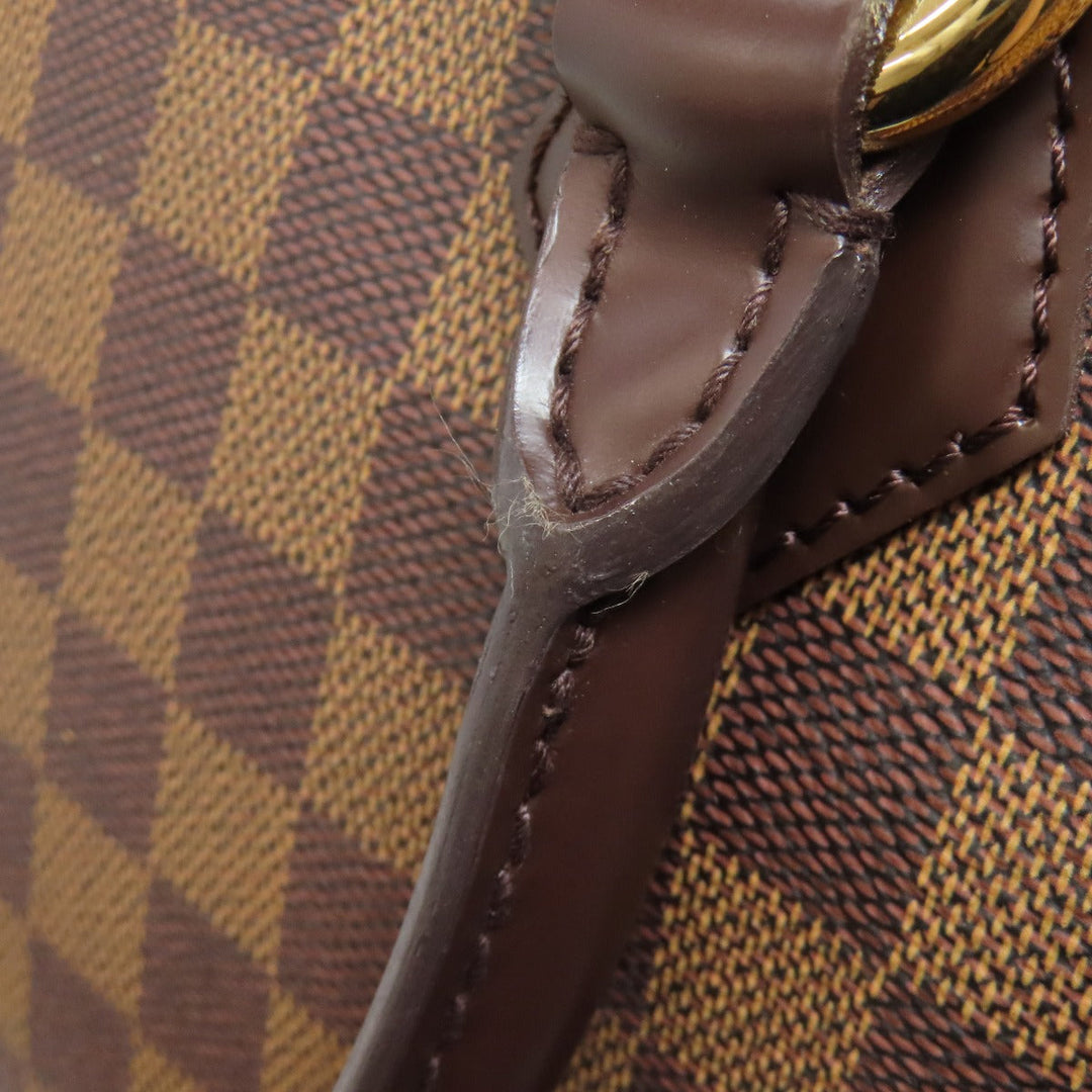 LOUIS VUITTON Tote Bag N51183 Damier canvas Brown Saleya PM Women Used Authentic