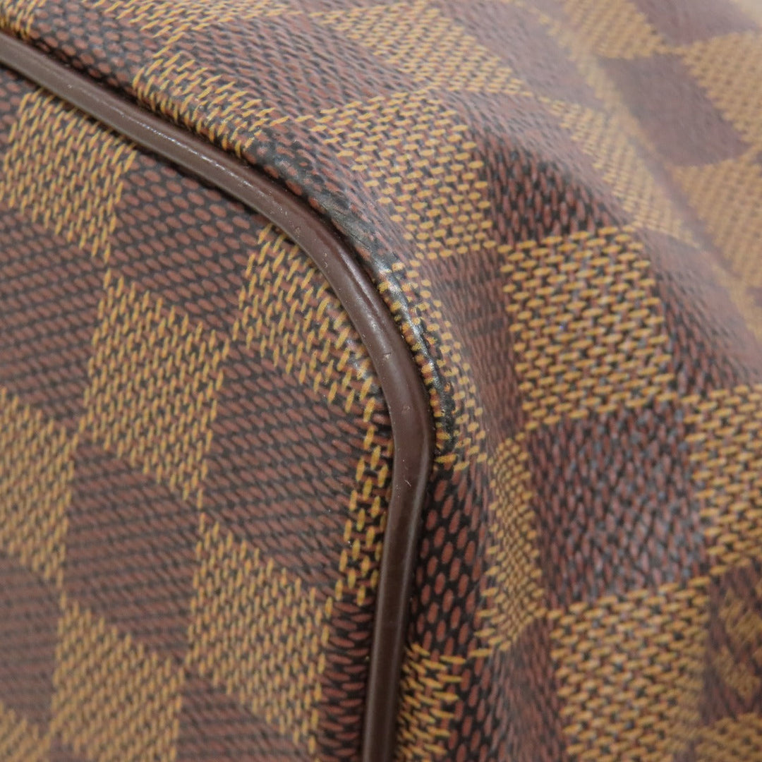 LOUIS VUITTON Tote Bag N51183 Damier canvas Brown Saleya PM Women Used Authentic