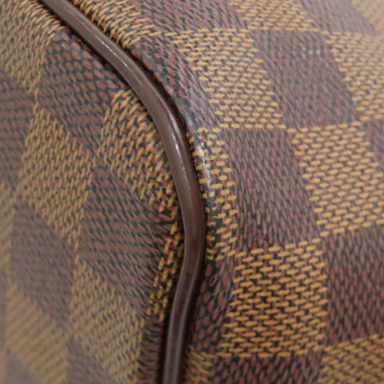 LOUIS VUITTON Tote Bag N51183 Damier canvas Brown Saleya PM Women Used Authentic