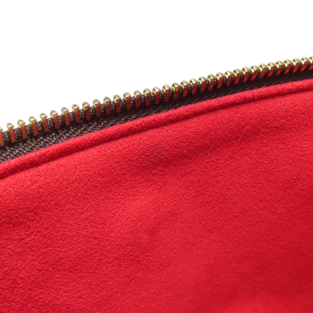 LOUIS VUITTON Tote Bag N51183 Damier canvas Brown Saleya PM Women Used Authentic